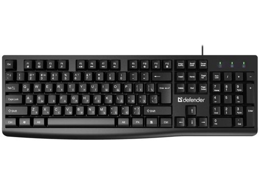 Клавиатура проводная Defender Navigator HB-138 черный